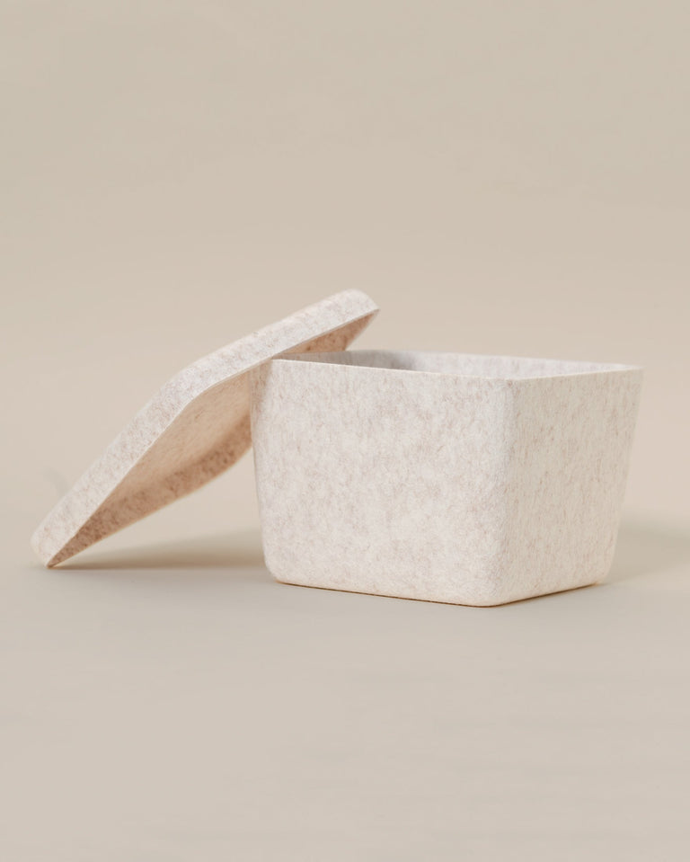 The Sculpted Bin - Petite with Lid | STORAGE