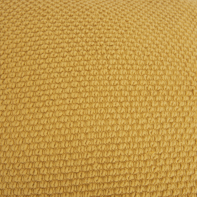 ZIEGLER YELLOW  SOLID URBAN FARMHOUSE THROW PILLOW