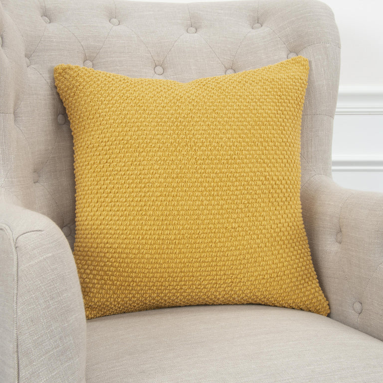 YELLOW  SOLID URBAN FARMHOUSE PILLOW