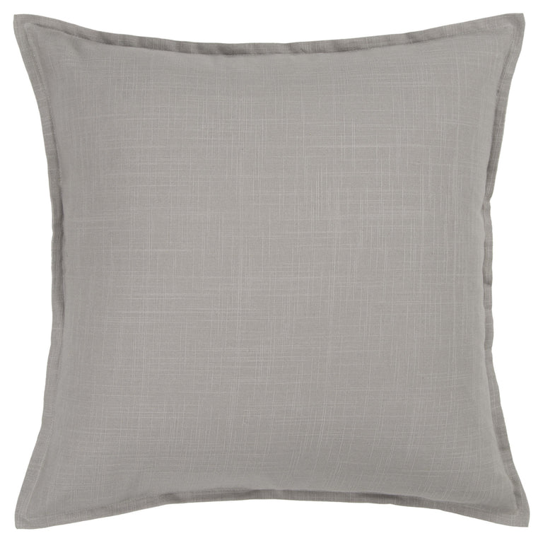 LINDAHL GRAY SOLID URBAN FARMHOUSE THROW PILLOW