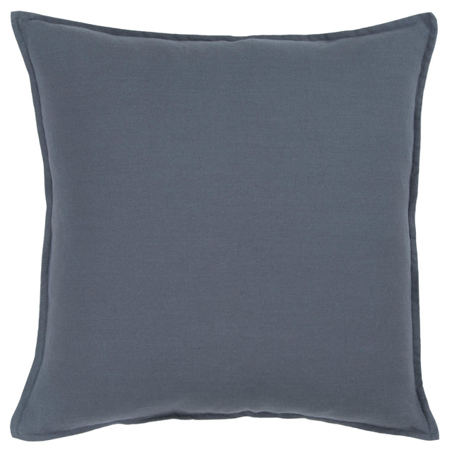 BLUE  SOLID URBAN FARMHOUSE PILLOW