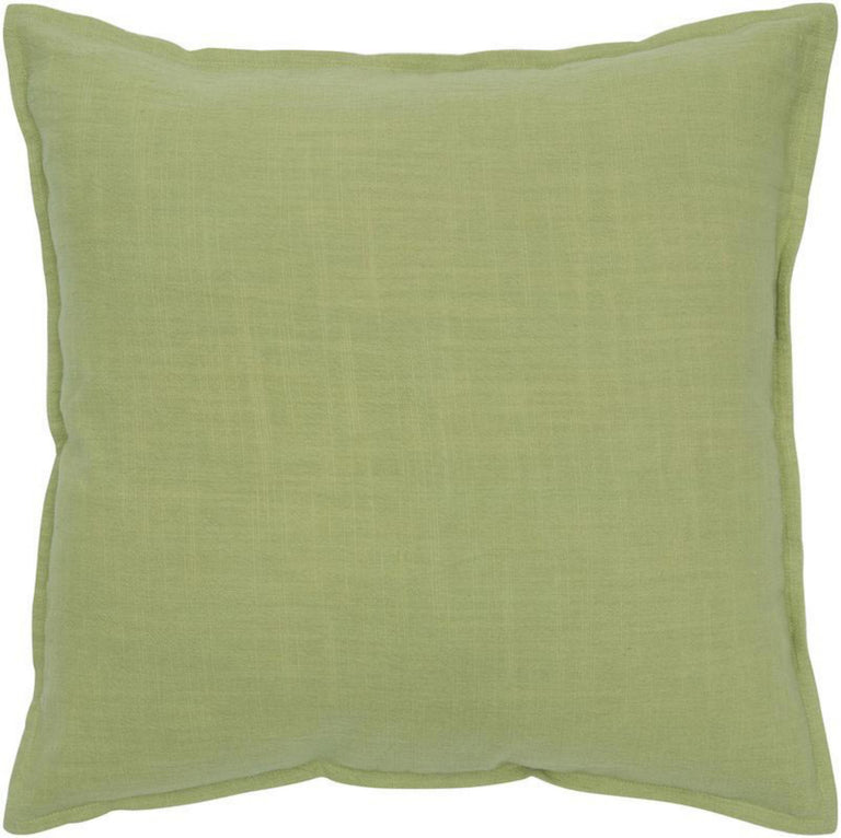 PUGGAARD GREEN SOLID URBAN FARMHOUSE THROW PILLOW