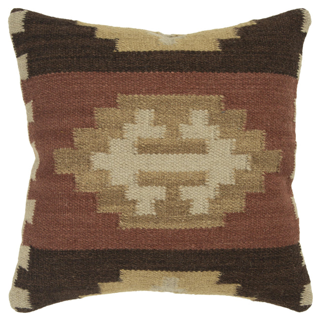 BROWN SOUTHWEST MODERN INDUSTRIAL PILLOW