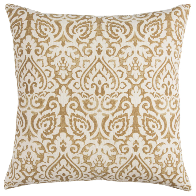 BROCH DAMASK URBAN FARMHOUSE THROW PILLOW