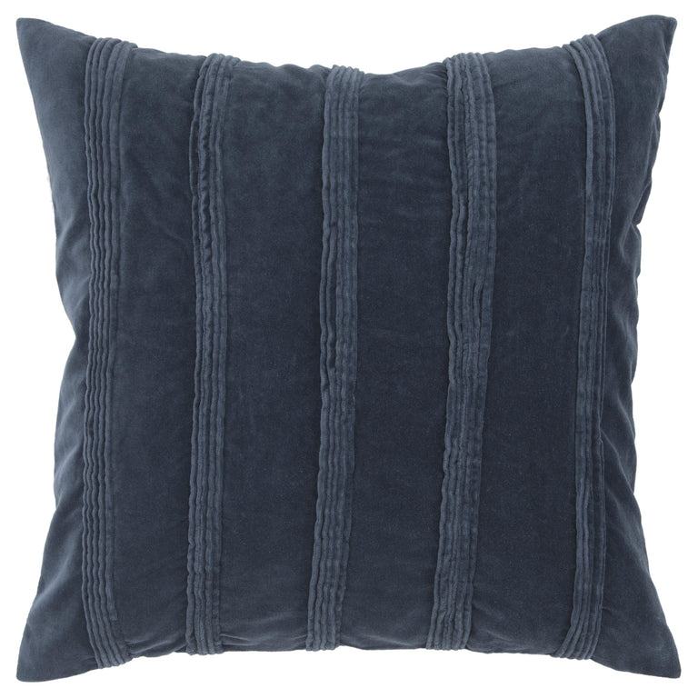 BLUE SOLID MODERN PILLOW