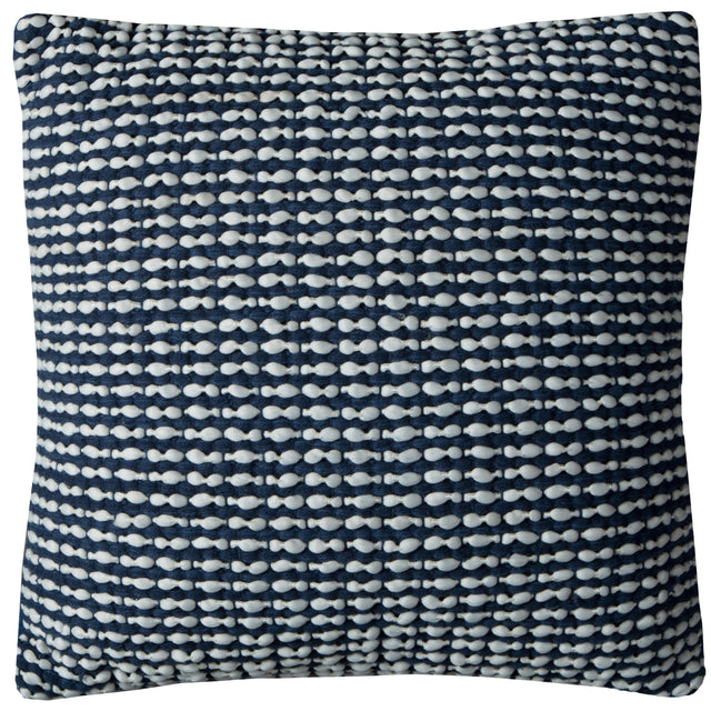 BLUE STRIPE MODERN FARMHOUSE PILLOW