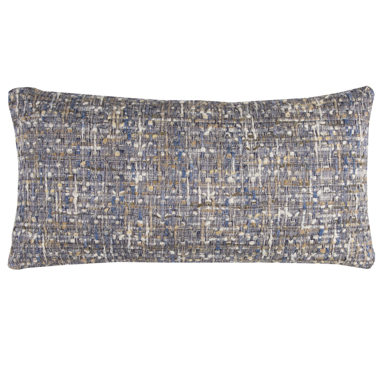 BLUE ABSTRACT MODERN PILLOW