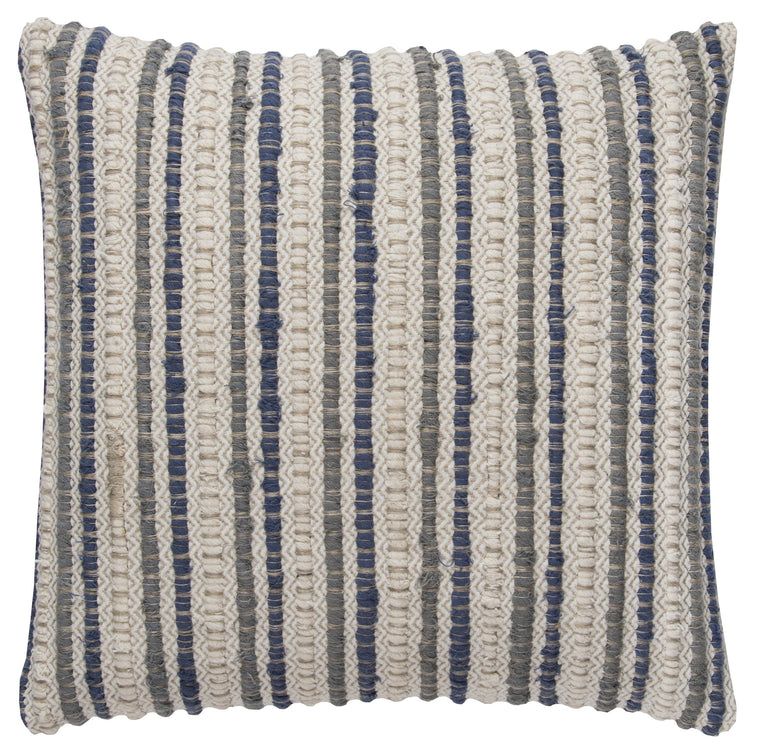 BLUE  STRIPE URBAN FARMHOUSE PILLOW