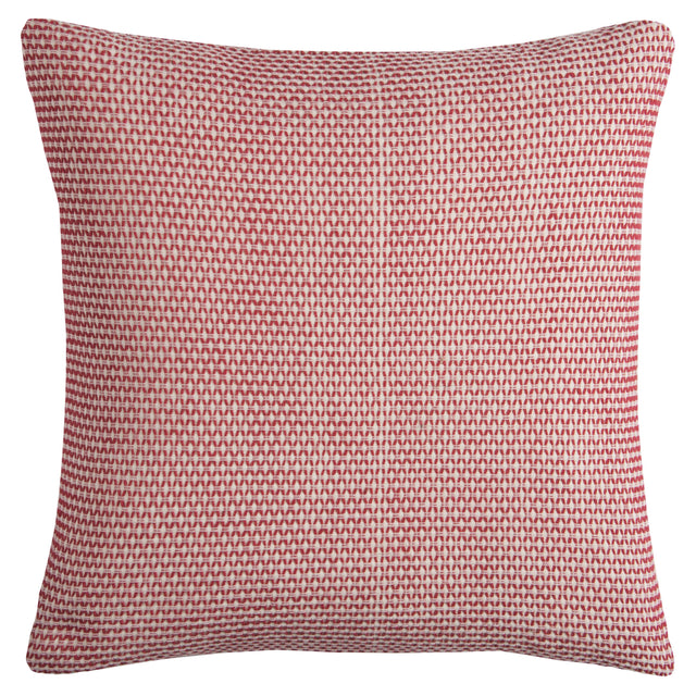 RED GEOMETRIC URBAN FARMHOUSE PILLOW