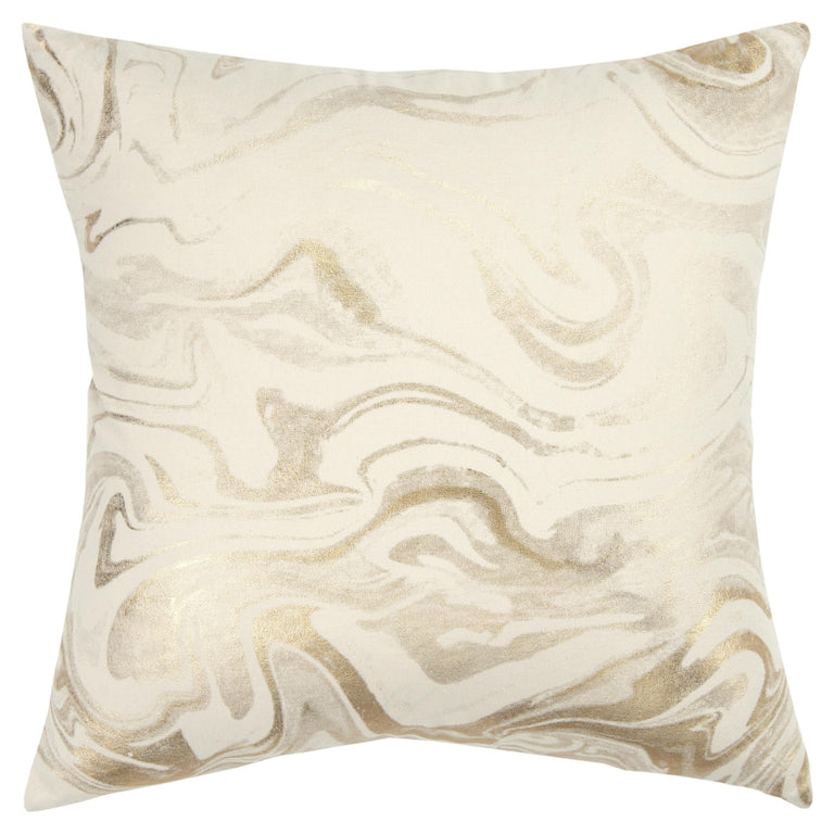 NEUTRAL  ABSTRACT CITY CHIC PILLOW