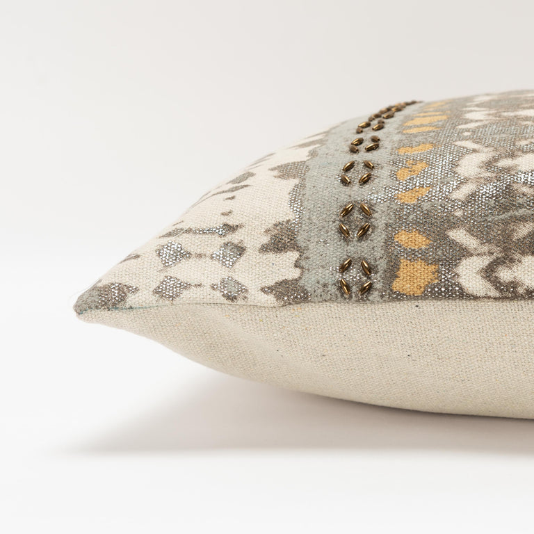 NATURAL  ABSTRACT MODERN INDUSTRIAL PILLOW