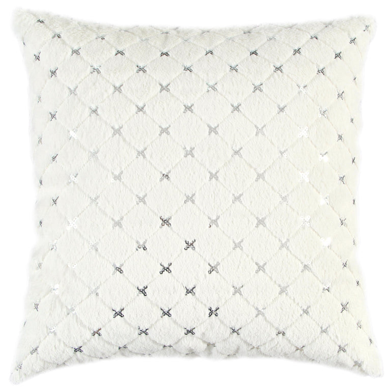 HENNINGSEN NATURAL  DIAMOND ART DECO THROW PILLOW