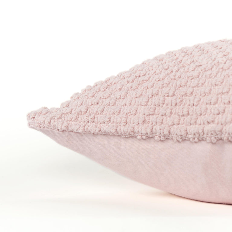 JØNSSON BLUSH SOLID URBAN FARMHOUSE THROW PILLOW