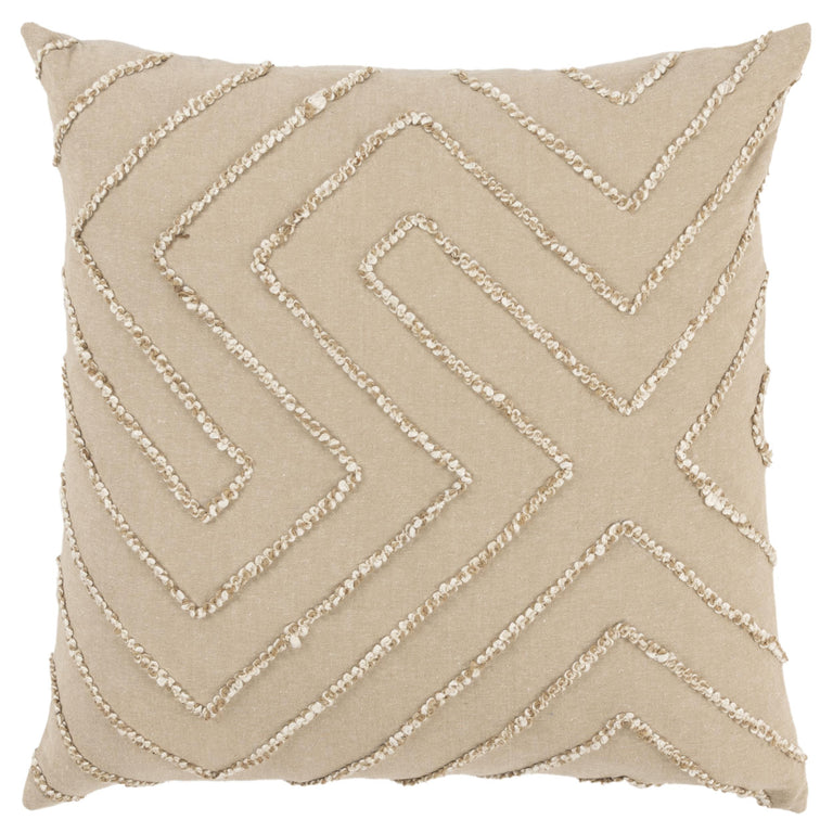 NATURAL  GEOMETRIC CRAFT PILLOW