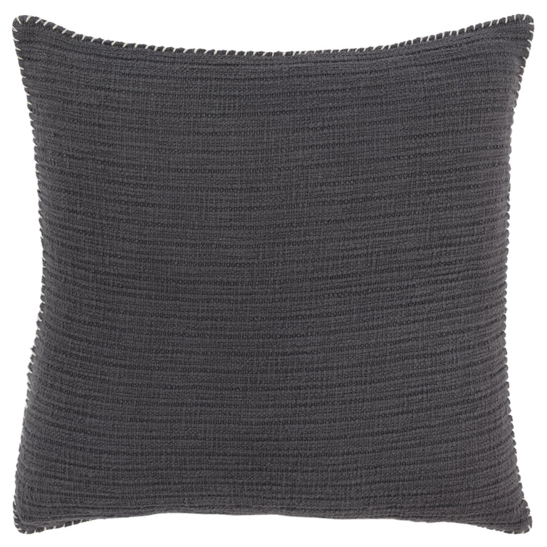 GREY STRIPE PATTERNED SOLID MODERN INDUSTRIAL PILLOW