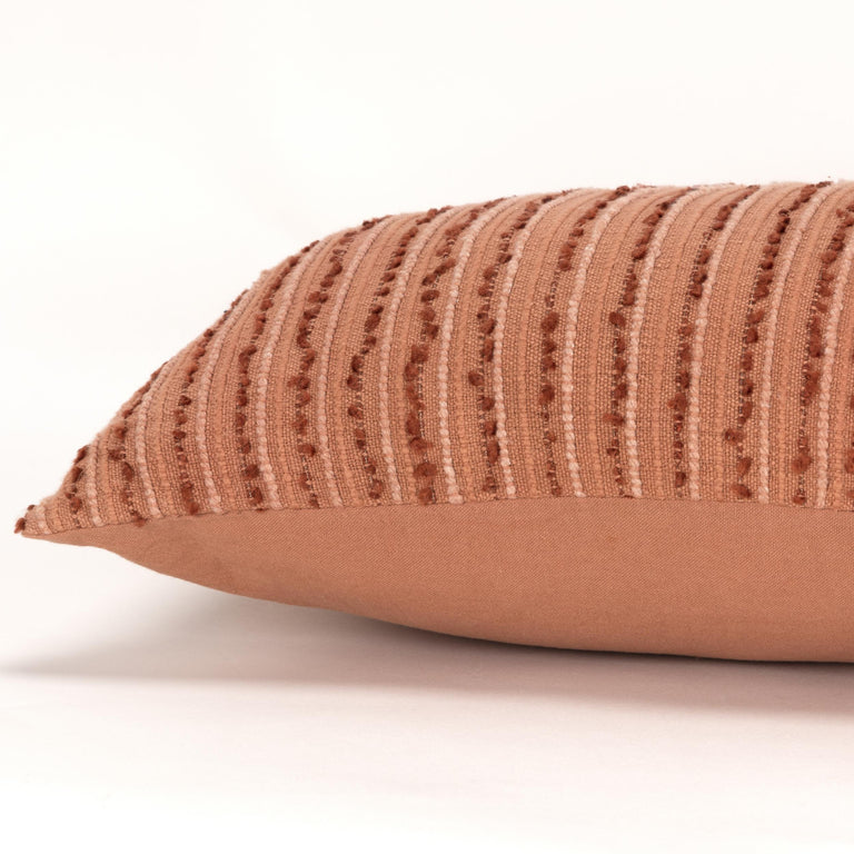 BRICK STRIPE PATTERNED SOLID MODERN INDUSTRIAL PILLOW