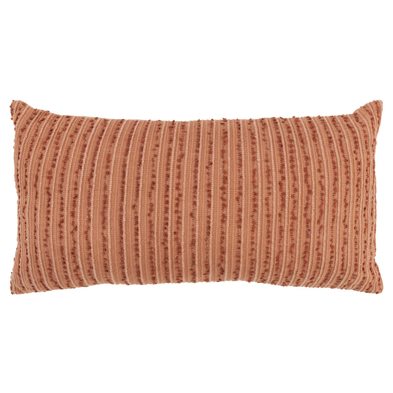 OVESEN BRICK STRIPE PATTERNED SOLID MODERN INDUSTRIAL THROW PILLOW