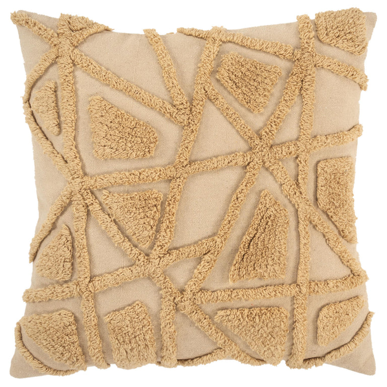 ESPERSEN GOLD GEOMETRIC CRAFT THROW PILLOW