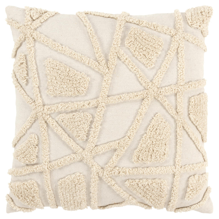 TORP NATURAL GEOMETRIC CRAFT THROW PILLOW