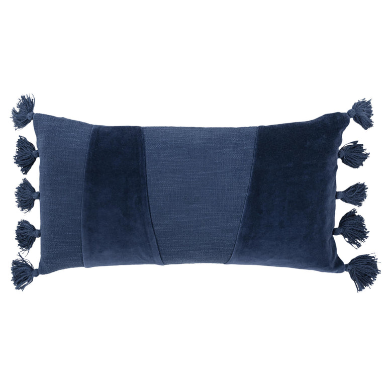 BRIGHT BLUE GEOMETRIC MODERN INDUSTRIAL PILLOW