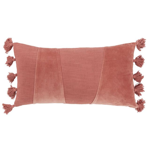 LIGHT TERRA COTTA GEOMETRIC MODERN INDUSTRIAL PILLOW