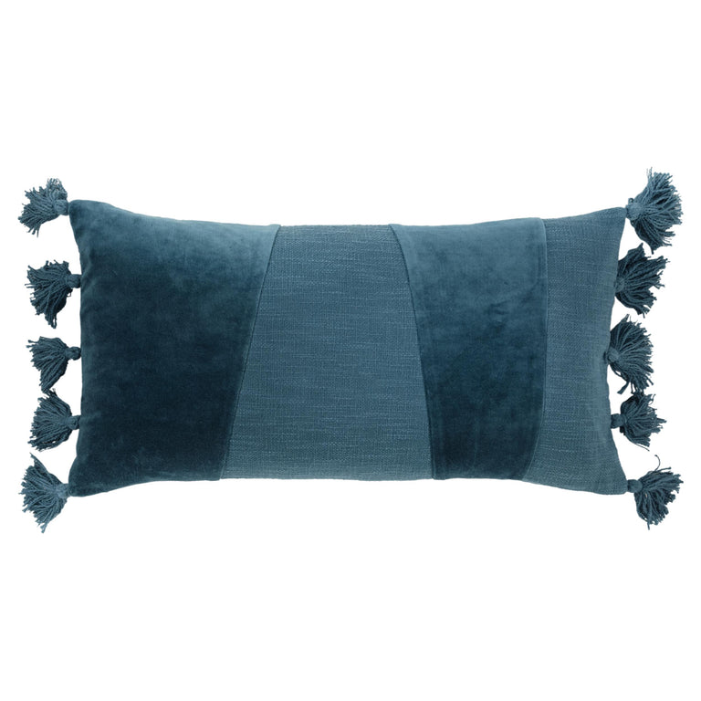 PIHL DARK TEAL  GEOMETRIC MODERN INDUSTRIAL THROW PILLOW