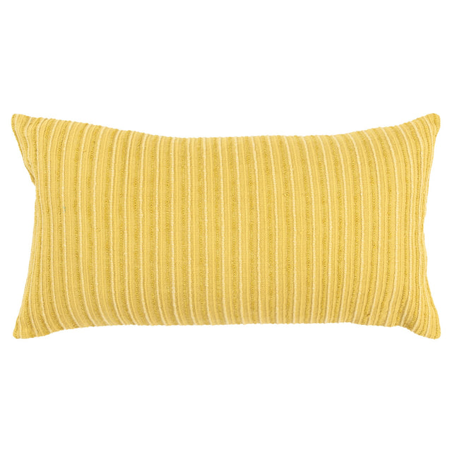 BIRCH YELLOW STRIPE PATTERNED SOLID MODERN INDUSTRIAL THROW PILLOW