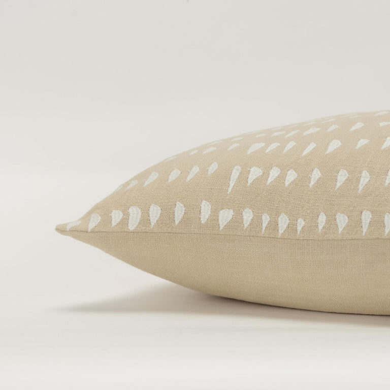 IVORY ANIMAL SKIN MODERN INDUSTRIAL  PILLOW