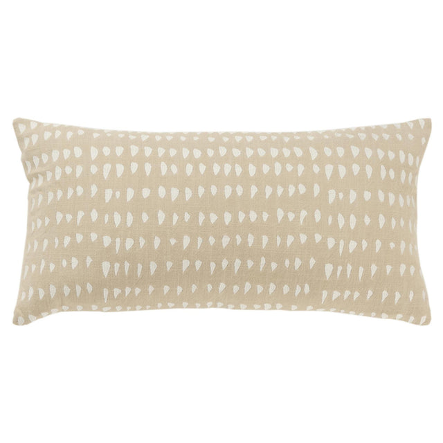 IVORY ANIMAL SKIN MODERN INDUSTRIAL  PILLOW