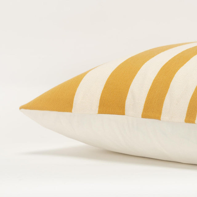 IVORY STRIPE MODERN INDUSTRIAL  PILLOW