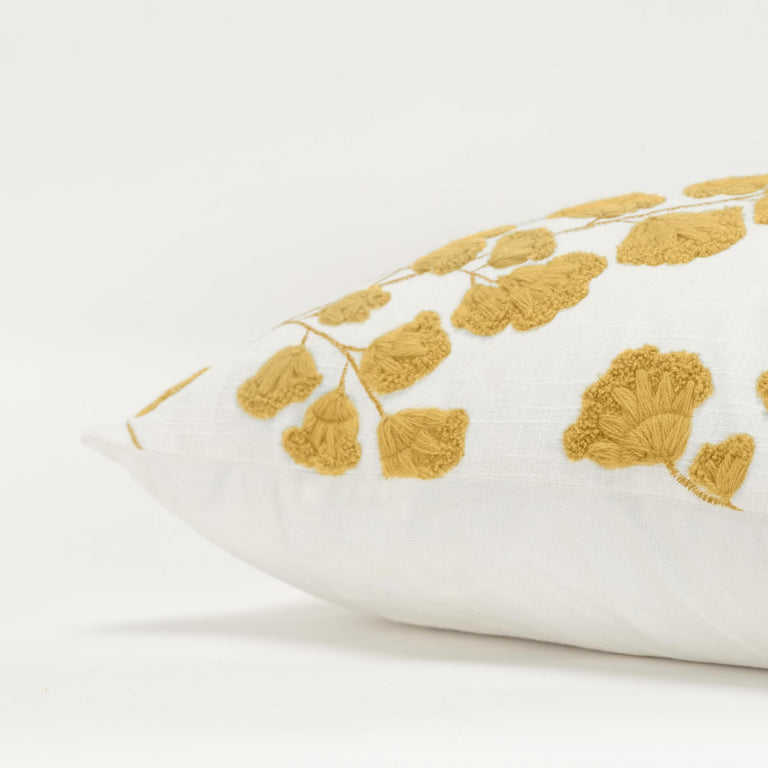 GOLD BOTANICAL  MODERN FARMHOUSE PILLOW