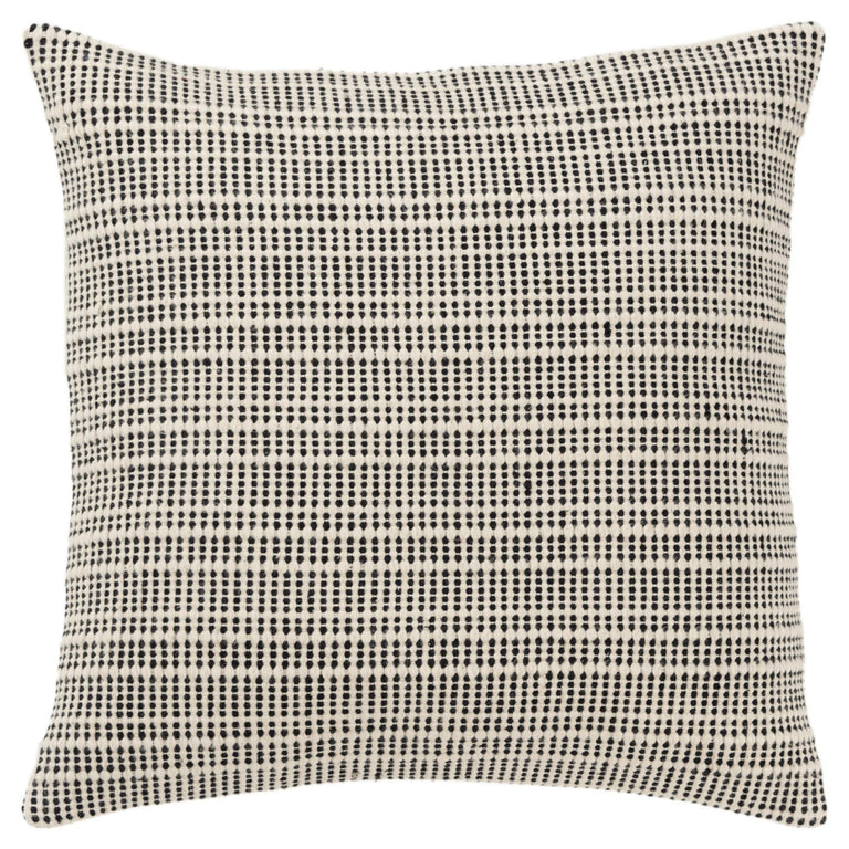 BRØNDUM BLACK STRIPE MODERN INDUSTRIAL  THROW PILLOW