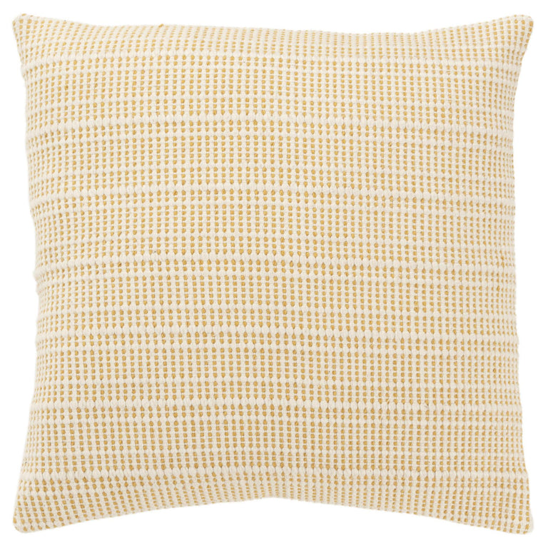 BRINK YELLOW STRIPE MODERN INDUSTRIAL  THROW PILLOW