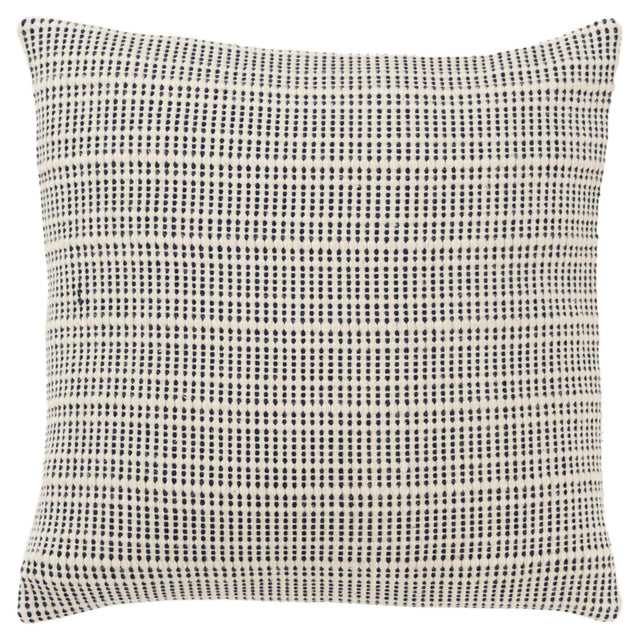 NAVY STRIPE MODERN INDUSTRIAL  PILLOW