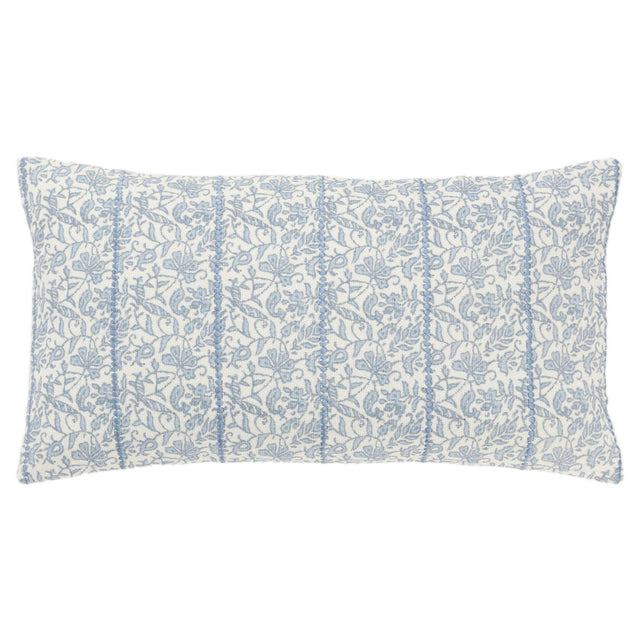 BLUE BOTANICAL  MODERN FARMHOUSE PILLOW