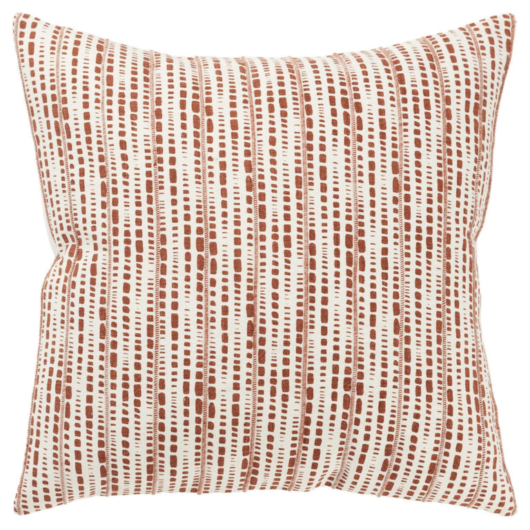 TERRA COTTA ANIMAL SKIN MODERN FARMHOUSE PILLOW