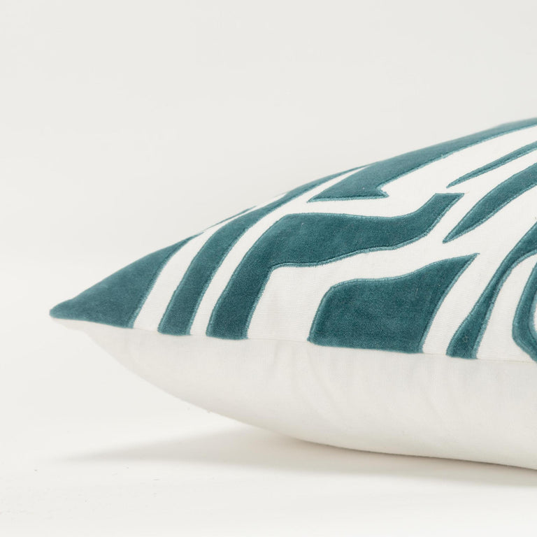 IVORY ABSTRACT GLAM PILLOW