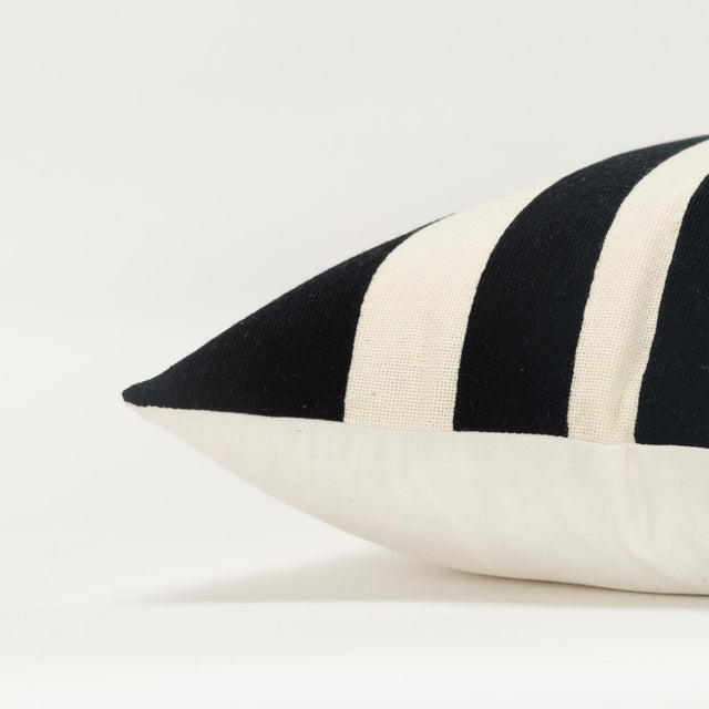 SUHR WHITE STRIPE MODERN INDUSTRIAL  THROW PILLOW