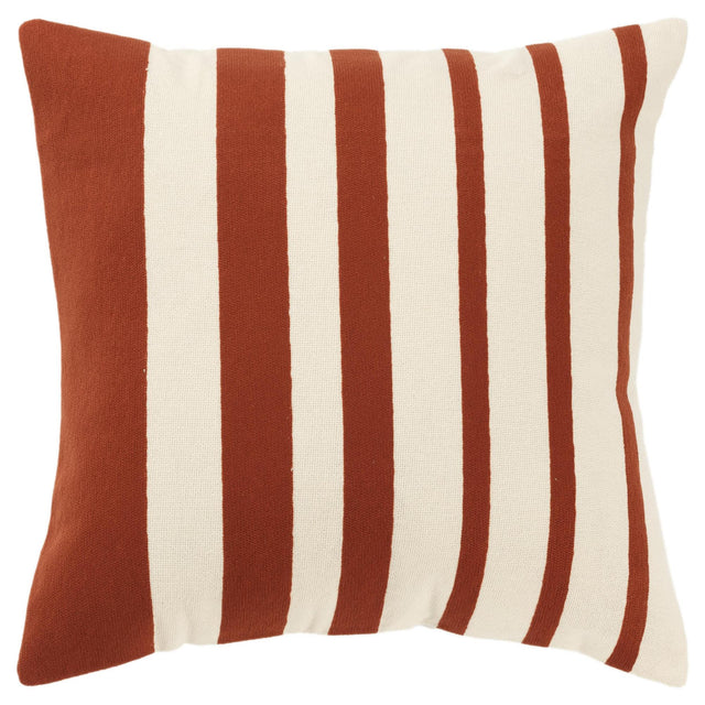 TANGE WHITE STRIPE MODERN INDUSTRIAL  THROW PILLOW