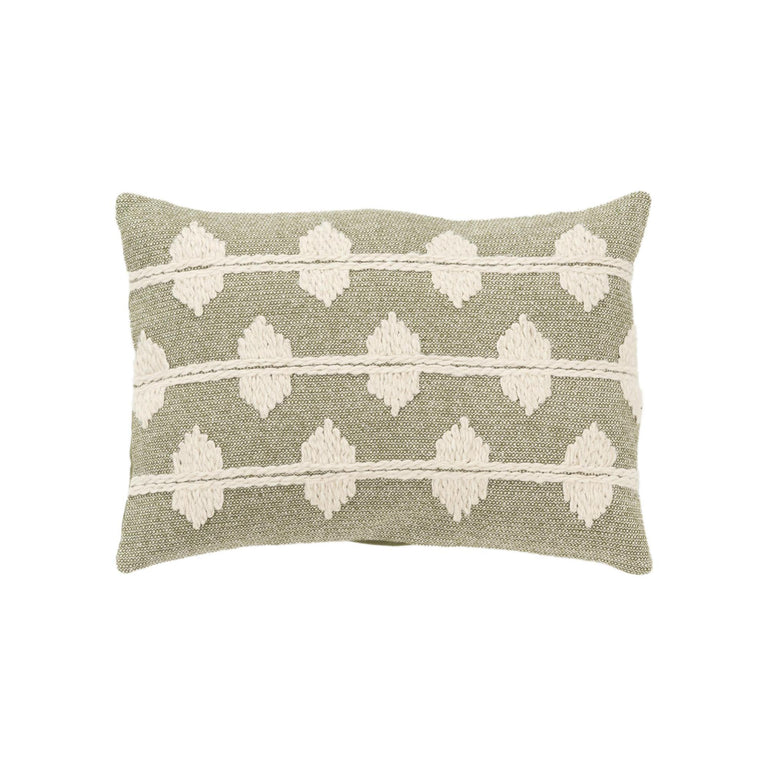 GREEN DIAMOND MODERN INDUSTRIAL  PILLOW