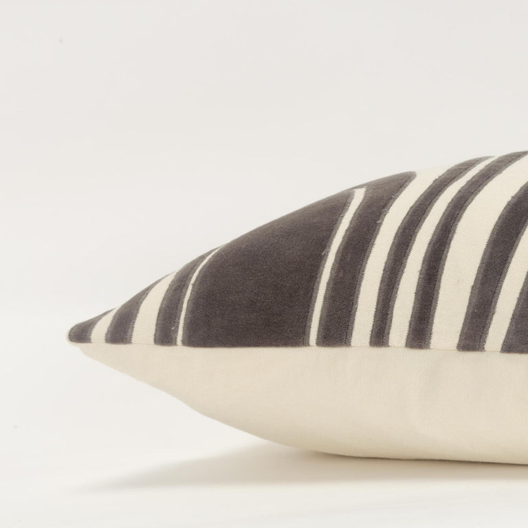 IVORY ABSTRACT MODERN INDUSTRIAL  PILLOW