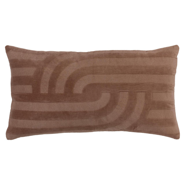 BROWN ABSTRACT MODERN INDUSTRIAL  PILLOW