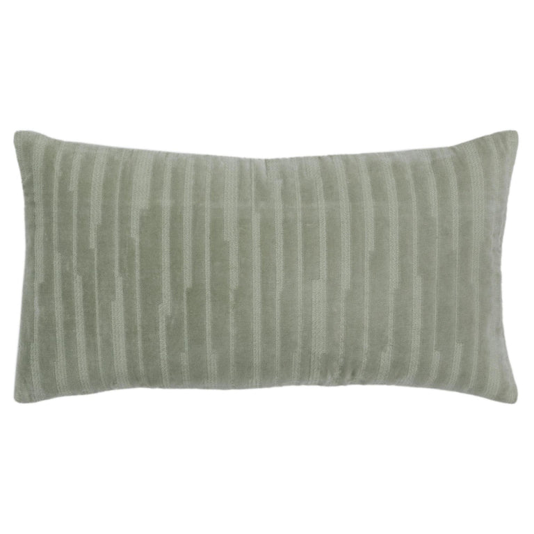 PAPE GREEN TRANSITIONAL  MODERN INDUSTRIAL  THROW PILLOW