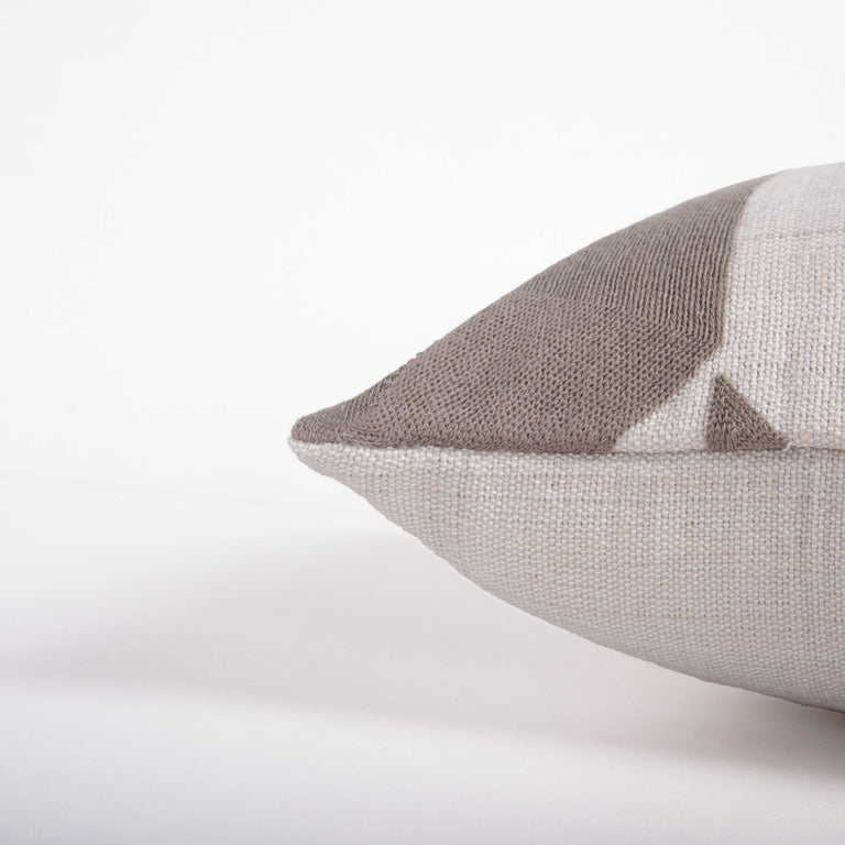 NATURAL  GEOMETRIC GLAM PILLOW