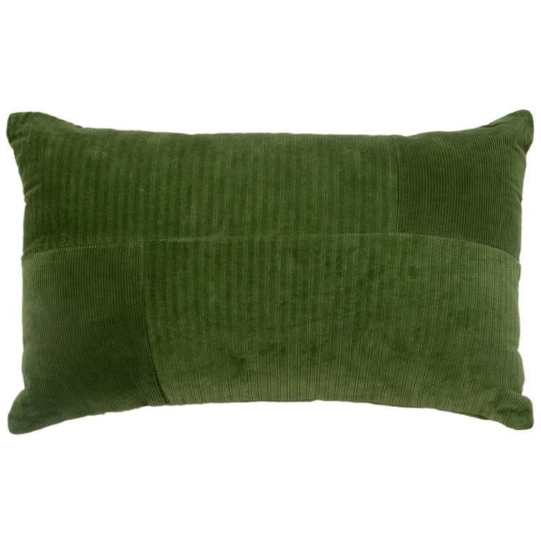 VIBORG GREEN SOLID MODERN INDUSTRIAL  THROW PILLOW