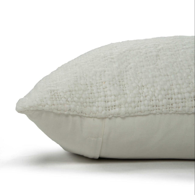 IVORY SOLID MODERN INDUSTRIAL  PILLOW