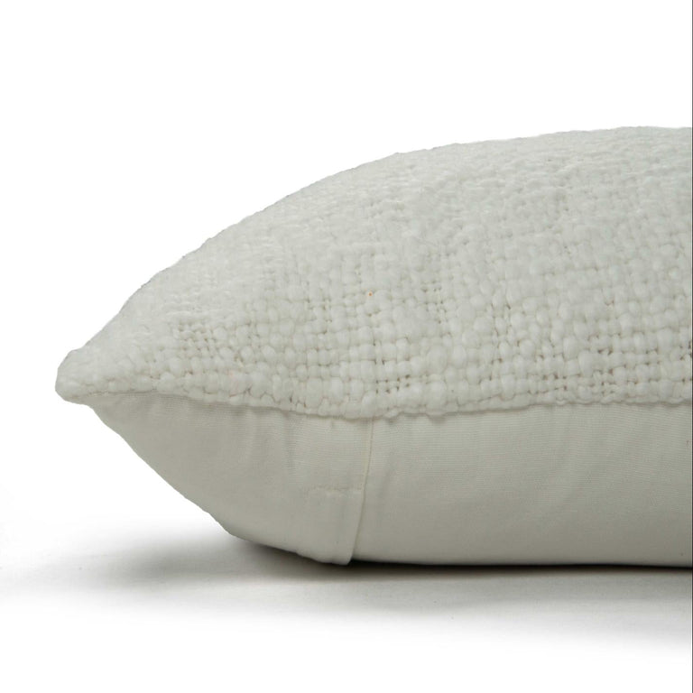 IVORY SOLID MODERN INDUSTRIAL  PILLOW