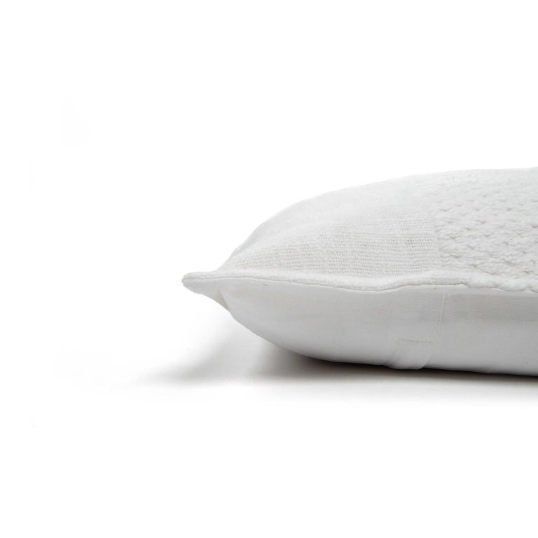 WHITE SOLID MODERN INDUSTRIAL  PILLOW