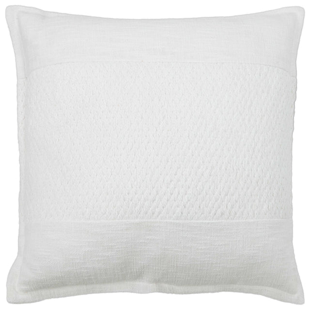 WHITE SOLID MODERN INDUSTRIAL  PILLOW