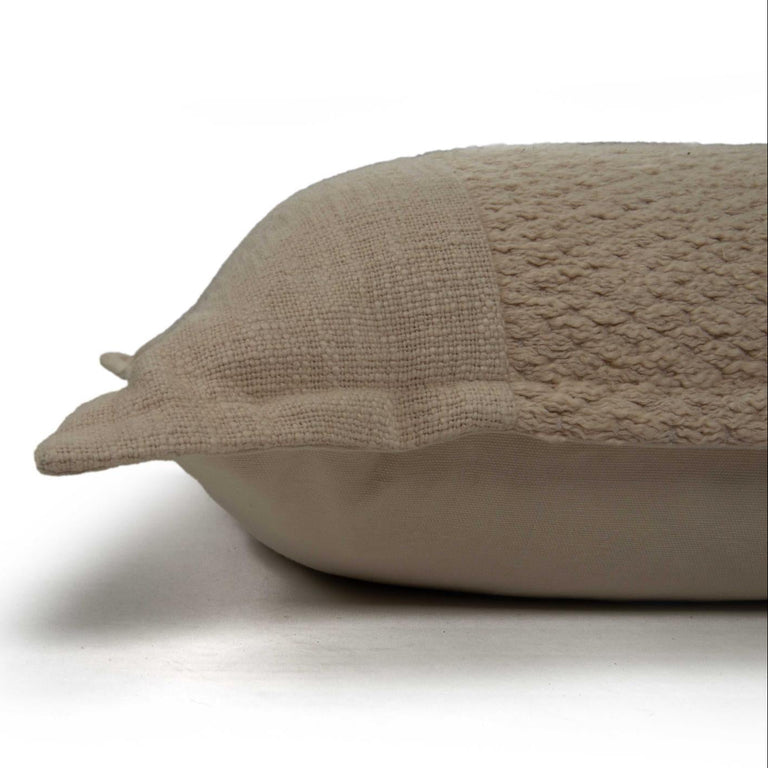 NATURAL SOLID MODERN INDUSTRIAL  PILLOW